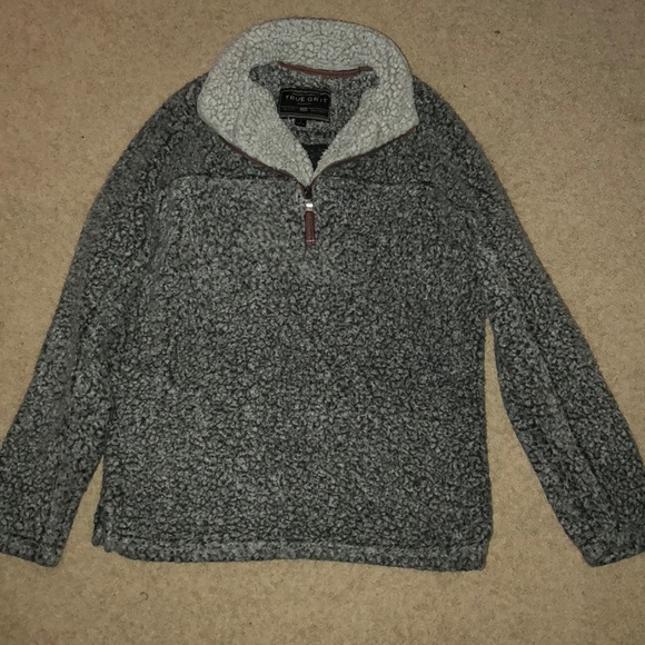 True Grit Jackets & Blazers - True Grit SIZE SMALL grey pullover